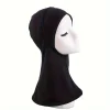 bonnet hijab à tube long ethnique extensible, foulard respirant pour femmes, bonnet hijab doux avec couverture complète du cou