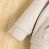 ensemble de tenue beige à manches longues pour bébé garçon – costume deux pièces élégant et élégant pour les sorties, vêtements de bébé parfaits