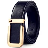 ceinture décontractée à la mode de 3,3 cm avec boucle lisse argentée, ceinture de styliste pour hommes de haute qualité, coupe unisexe, parfaite pour les vêtements de travail en jean