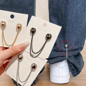 Épingles à vêtements magnétiques, Clips à vêtements magnétiques en métal avec chaîne, broche magnétique forte multi-usage, Clips à boutons magnétiques pour la fixation