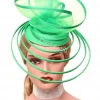 voile maille fascinator thé chapeau élégant femmes derby fête casque course événement casque avec bandeau mariée mariage chapeau casquette