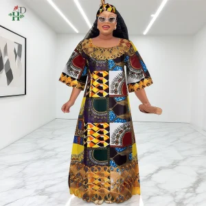 Robes africaines pour femmes, vêtements traditionnels, tenues imprimées brodées, Robe Bubu Abayas, Kaftan Boubou Djellaba, nouvelle collection 2025