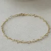 bracelets en or pour femmes, faits à la main, superposés, étanche, hypoallergénique, antirouille, bijoux pour femmes