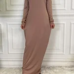 Robe Hijab pour Femme Musulmane, Vêtement Islamique, Décontracté, Marocain, Dubaï, Abaya, Turquie