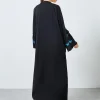 moyen orient élégant abaya femmes musulmanes à manches longues broderie ample abayas islamique maxi robes caftans arabes jilbabs