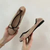 femmes chaussures à talons plats femmes chaussures plates décontracté ballet danse chaussures pliable semelle bateau chaussures été sans lacet pantoufle mules