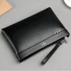 marque de luxe hommes d'affaires portefeuille en cuir homme pochette pièces de monnaie poche sac à main enveloppe décontractée longs portefeuilles mâle sac pratique pour ipad