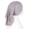 hijab intérieur musulman pour femme, casquettes turban commandées, bonnet sous écharpe islamique solide, bandeau de sauna, châles instantanés, nouveau chapeau
