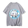 arona t shirt à manches courtes blue archive pour hommes et femmes, harajuku, anime cartoon graphic, kawaii tee shirt, unisex casual, y2k clothing