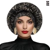 Bonnet pour femmes, Turban, bourgeon plié, foulard exquis, décontracté, confortable, mode, polyvalent, chaud, chapeau croisé, bord froissé, dentelle