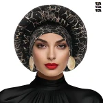 Bonnet pour femmes, Turban, bourgeon plié, foulard exquis, décontracté, confortable, mode, polyvalent, chaud, chapeau croisé, bord froissé, dentelle