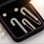 Broche décorative pour vêtements, élégante, 2025 strass, broche pour femmes, pour pulls, Cardigans, châles