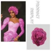 casquette turban tressée à paillettes de luxe pour femmes, bandeau de dame africaine, chapeau de fête de mariage nigérian, couvre chef auto gele