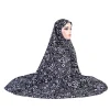 extra grande taille doux imprimé xxxl musulman prier hijab amira tirer sur écharpe islamique enveloppement de tête khimar eid djellaba foulard niqab nouveau