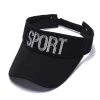 femmes hommes broderie texte sport visières casquette golf course tennis casquette protection uv haut vide crème solaire casquettes
