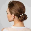 pinces à cheveux en perles pour femmes, 10 pièces, épingle à cheveux pour dames, bobine en spirale, mariée