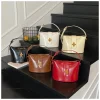 Sac à bandoulière élégant pour femmes, sac à main de luxe en cuir souple, sac seau à la mode pour toutes les Occasions, nouvelle collection 2025
