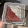 100% pure véritable foulard en soie femmes cheveux foulard de luxe de haute qualité bandana carré bandeau hijab poncho foulards pashmina pлаток