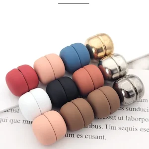 1 paire de boutons magnétiques pour vêtements de bricolage, bandeau, écharpe, chapeau, fermoir, décoration, boutons métalliques invisibles, fournitures de couture