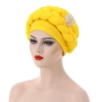 Casquettes Turban pour femmes foulard musulman Hijab casquettes africaines bonnet élégant femme couvre-chef