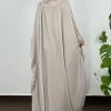 abaya islamique modeste ramadan robe musulmane abayas à capuche à manches longues une pièce prière hijab robe femmes jilbabs caftans turcs