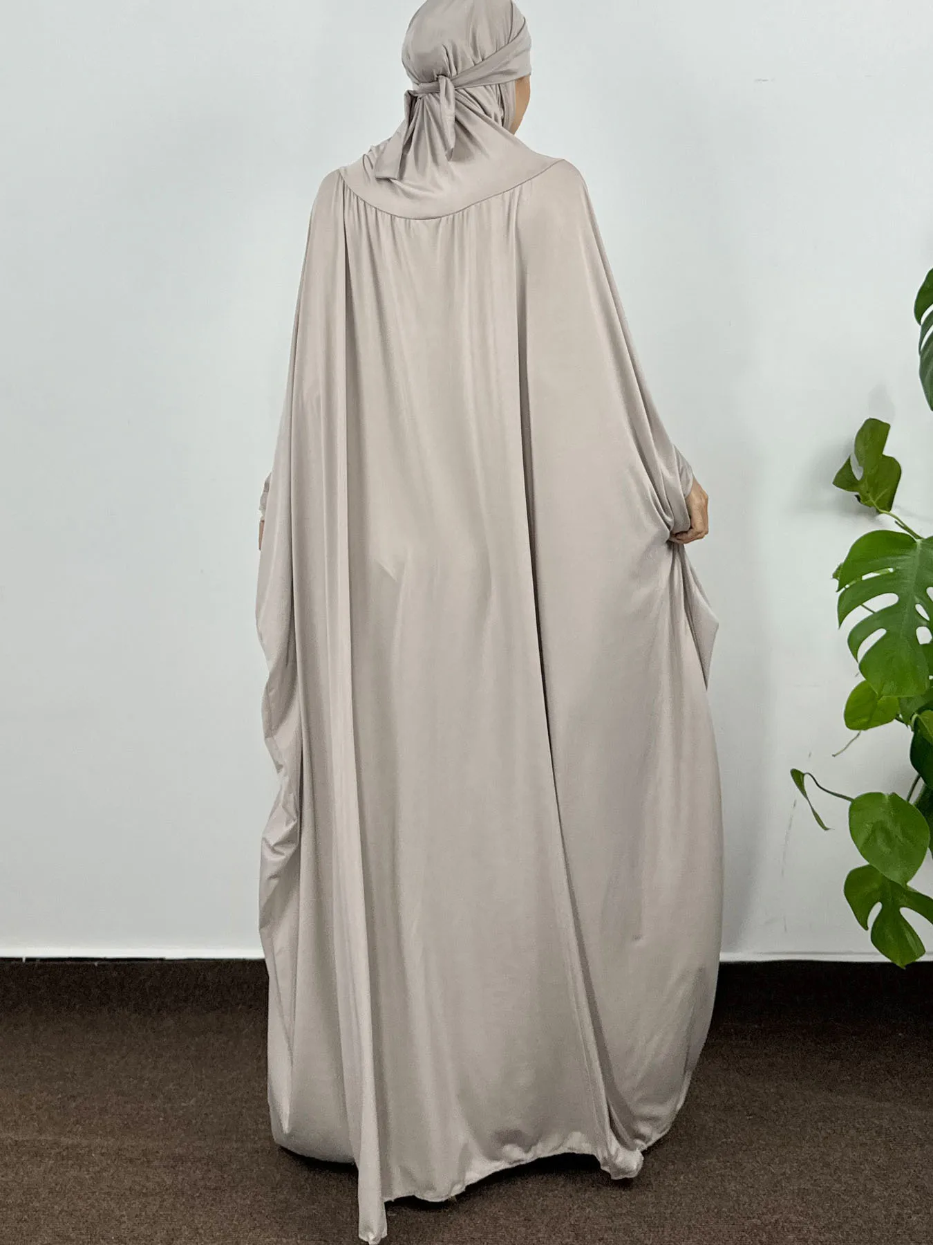 abaya islamique modeste ramadan robe musulmane abayas à capuche à manches longues une pièce prière hijab robe femmes jilbabs caftans turcs