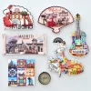 1pc, aimants de réfrigérateur de Madrid, aimants de réfrigérateur de tourisme de Madrid, aimants de réfrigérateur d&rsquo;espagne, aimants de réfrigérateur de tourisme d&rsquo;espagne, décoration d&rsquo;intérieur de Madrid