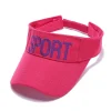 femmes hommes broderie texte sport visières casquette golf course tennis casquette protection uv haut vide crème solaire casquettes