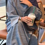 Abaya de dubaï pour femmes musulmanes, Eid Ramadan, robe modeste, turquie, ample, grande robe élégante, vêtements islamiques, nouvelle collection 2024