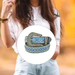 G5GC – ceinture taille gothique avec brillants, pour femmes hommes, jean, pantalon, robe