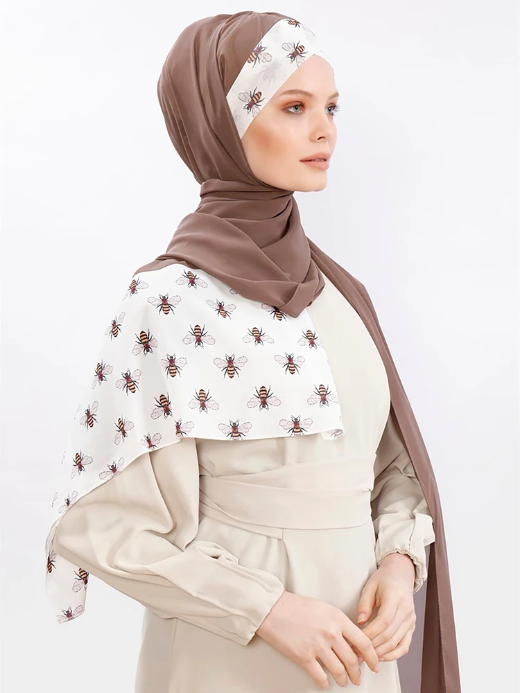 hijab musulman doux coloré pour femmes, casquettes lslamiques, turban intant, écharpe de sauna décontractée, bandeau rond pour la tête, modeste, 03