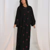 eid femmes abaya écharpe broderie ouvert cardigan robe musulman jalabiya ramadan fête arabe longue robe maroc dubaï caftan abayas