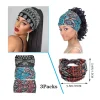 nouveau bandeau large bohème pour femmes noué yoga hijab bandeau rayé élastique hijab bandeau accessoires de cheveux