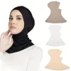 Prêt à porter casquette intérieure Hijab pour femmes musulmanes solide sous-écharpe Hijab sous-capuchon écharpe Turban chapeau islamique musulman Hijabs couvre-chef