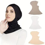 Prêt à porter casquette intérieure Hijab pour femmes musulmanes solide sous-écharpe Hijab sous-capuchon écharpe Turban chapeau islamique musulman Hijabs couvre-chef