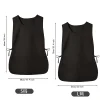 cravate de tablier imperméable neutre, 2 poches profondes, robe de couverture artistique, utilisée pour la peinture, le nettoyage, le tablier d'artiste, les vêtements de travail de cuisine