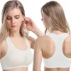 soutien gorge de sport respirant pour femmes, absorbe la sueur, résistant aux chocs, rembourré, pour gymnastique, course à pied, fitness, double couche, sans couture, yoga, sous vêtements