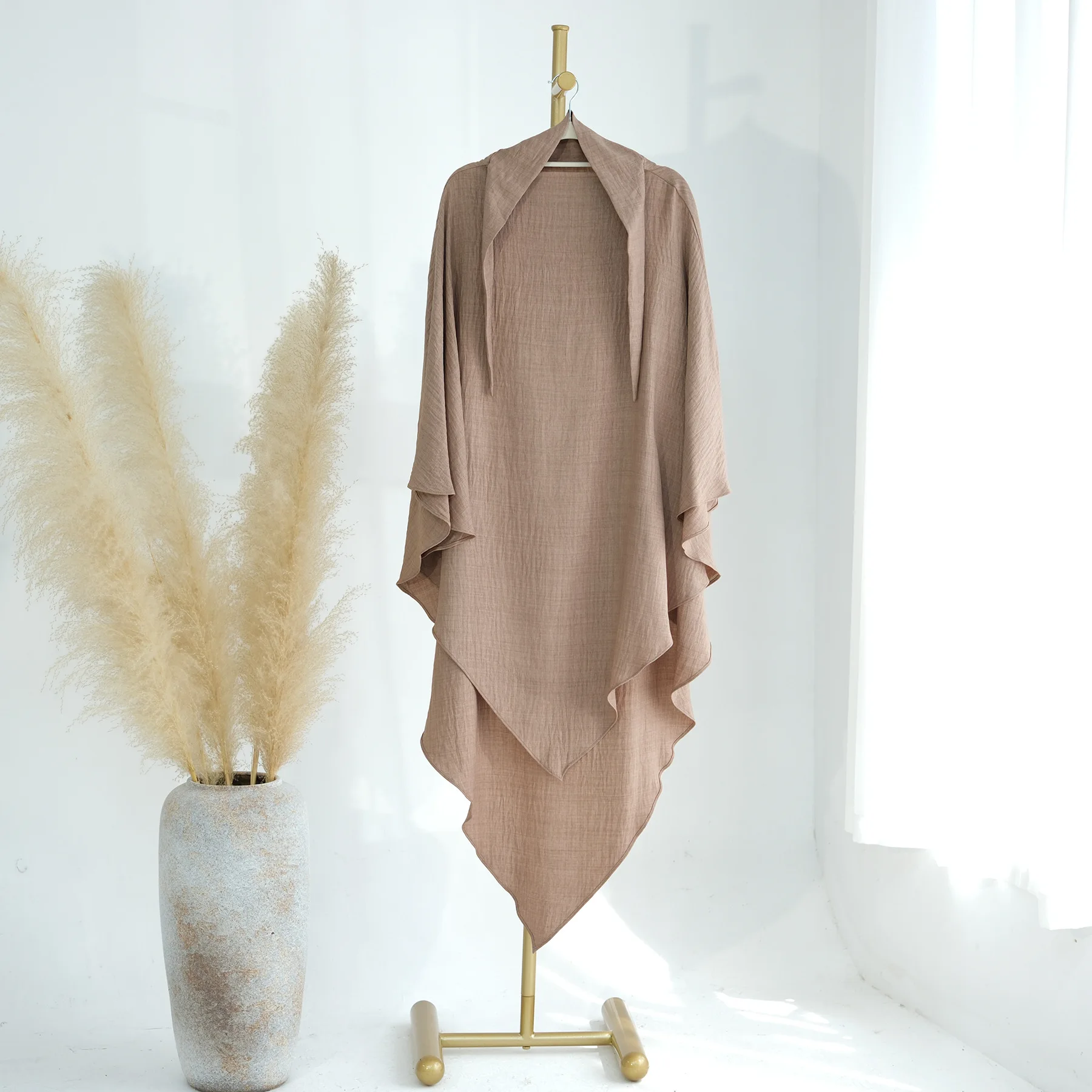 eid femmes longue hijab khimar musulman dubaï hijabs foulards turban couleur unie arabe coiffure islamique ramadan dames foulard