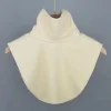 foulards de couverture de cou haut, faux col détachable, mode, cols hauts, couleur unie, haute élasticité, couverture hijab du ramadan unisexe