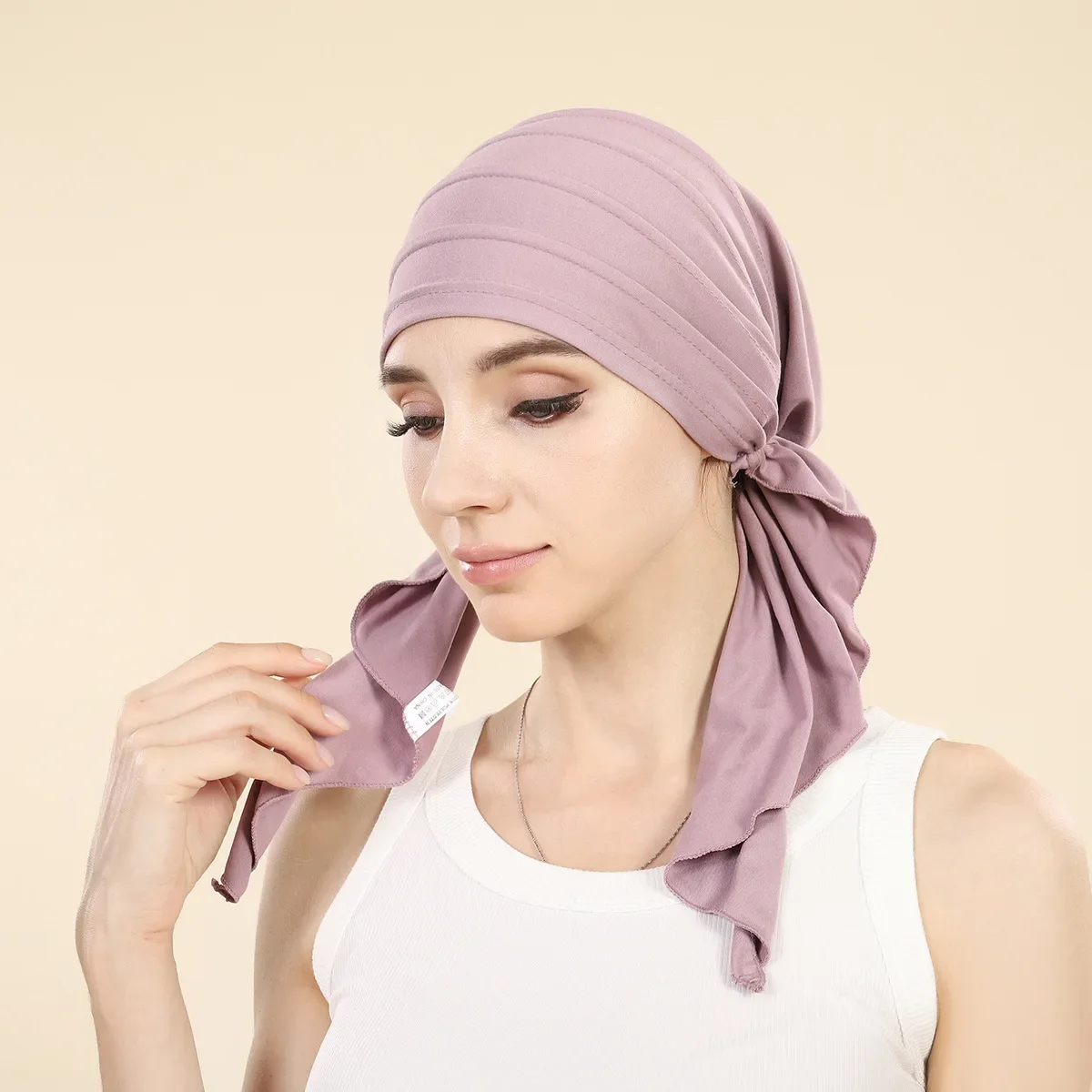 nouveau femmes musulmanes intérieur hijab chapeau turban pré attaché chapeau foulard bonnets bonnet perte de cheveux tête écharpe enveloppement chimio casquette turbante mujer