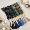 10mm 33 perles verre bijoux bracelet ramadan main chaîne chapelet musulman tasbih islamique arabe prière perles bracelets moyen orient