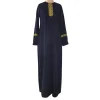 abayas imprimé style ethnique musulman, grande taille, robes de dubaï pour femmes 4xl 5xl, manches longues, ample, décontractée, mode ramadan