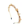 bandeau de sauna en biscuits brillant pour femmes, cerceau de cheveux en résine de cristal, bandeau élégant pour dames, accessoires pour cheveux de luxe, mode coréenne