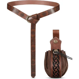 Sac de ceinture Vintage, sac de taille Steampunk, sac médiéval, ceinture Renaissance, jeu de rôle sur scène, accessoires de Costume