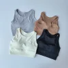 Gilet de sport Compact tout-en-un, résistant aux chocs, respirant, bonnet complet, vêtements de gymnastique, nouveau soutien-gorge de Fitness, été