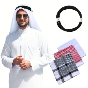 Chapeaux musulmans Turban arabe Keffiyeh foulard musulman écharpe casquettes pour hommes musulman casquette de prière Hijab chapeau islamique chapeaux tête enveloppement Chapeaux musulmans Turban arabe Keffiyeh foulard musulman écharpe casquettes pour hommes musulman casquette de prière Hijab chapeau islamique chapeaux tête enveloppement