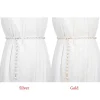 ceinture à perles blanches pour femmes, ceinture bohème, mode tout assressenti, décoration de chemise habillée, ceinture à pendentif perle élégante