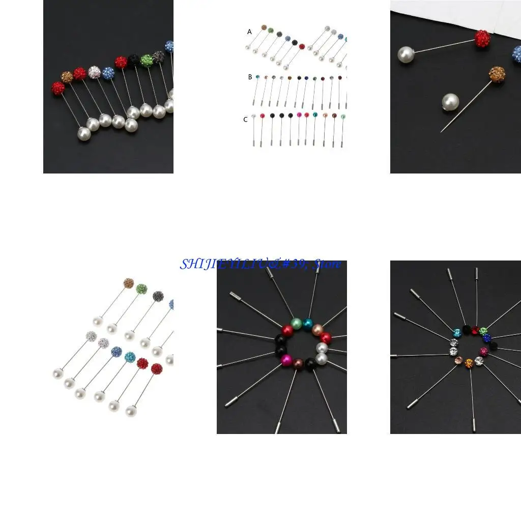 E21f exquise colorée broches revers à cristal 12 pcs hijab ningles sécurité perle sécurité broche écharpe clip E21f exquise colorée broches revers à cristal 12 pcs hijab ningles sécurité perle sécurité broche écharpe clip