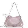 fourre tout d'anniversaire élégant : unisexe, couleur unie ; sac à bandoulière polyvalent, parfait pour le fitness et les voyages ; design léger.