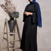 abaya de luxe pour femme, robe maxi modeste, kaftan islamique, vêtement marocain, dubaï, turquie